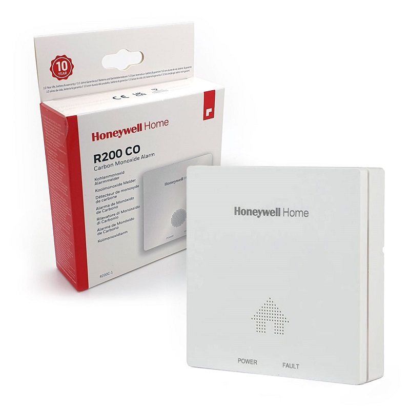 Detector Alarma Monoxid Carbon (CO) Honeywell R200C-2
