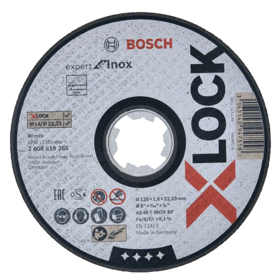 Disc Taiere Debitare Inox D125x1mm Bosch Expert Inox X Lock