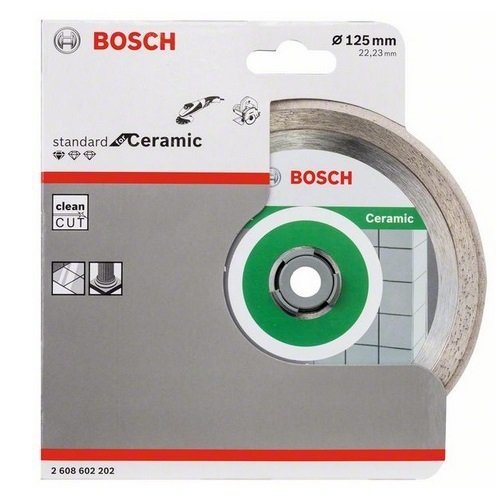 Disc Diamantat D125x22.23x1mm Bosch Standard Ceramic