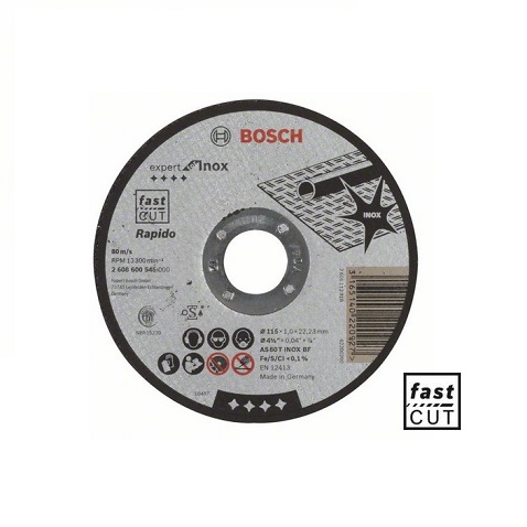 Disc Taiere Debitare Inox D115x1mm Bosch Expert Inox