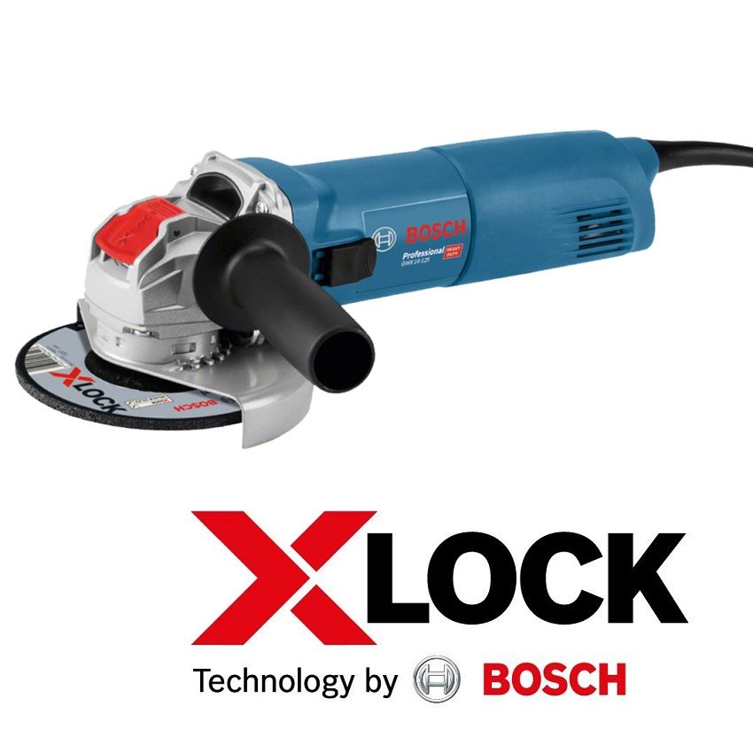Polizor Unghiular Bosch GWX14-125S 1400W, 1100rpm sistem X-lock