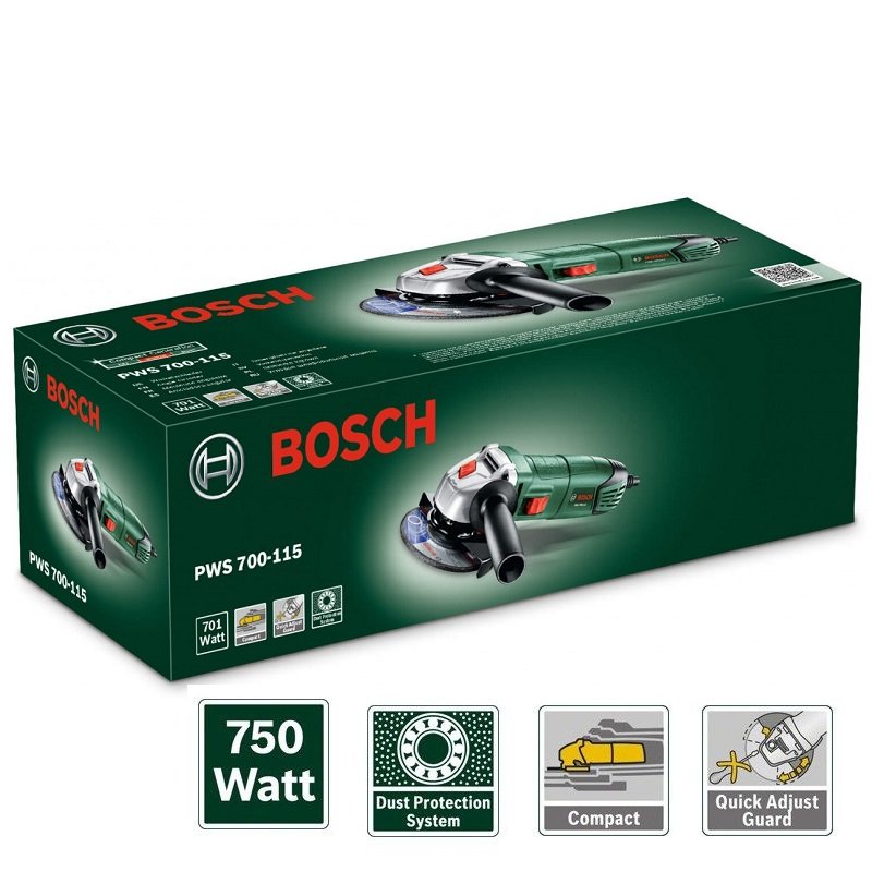 Polizor Unghiular Bosch PWS 700-125 750W 1100RPM Professional